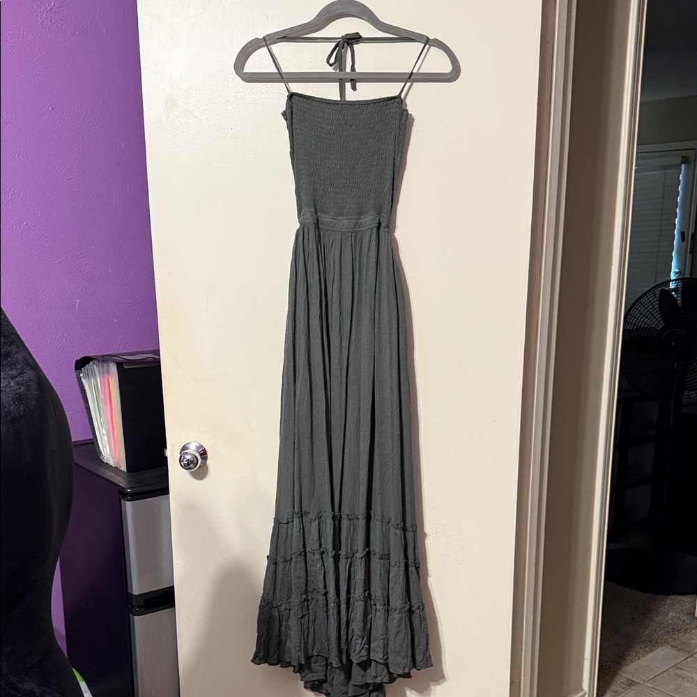 Chic Green Maxi Dress